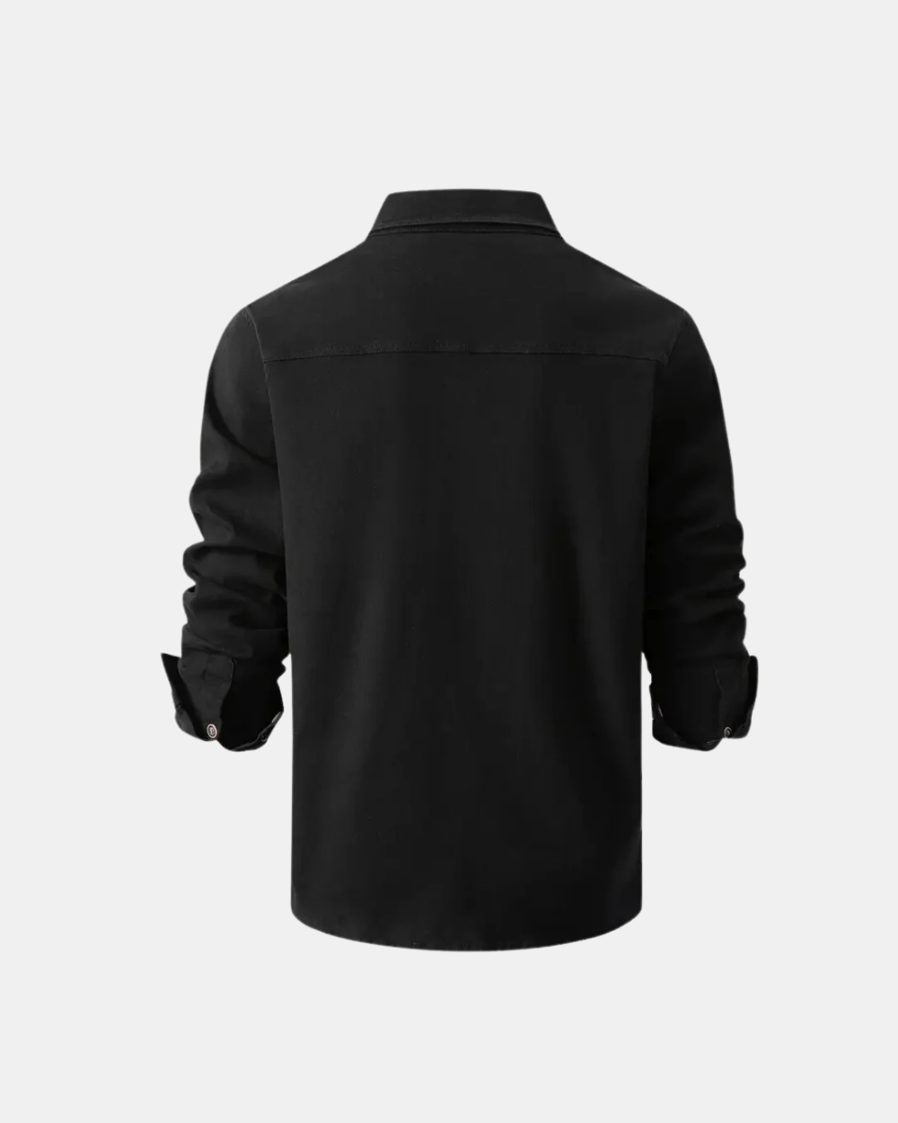 Chemise en jean boutonnée coupe moderne et décontractée pour homme