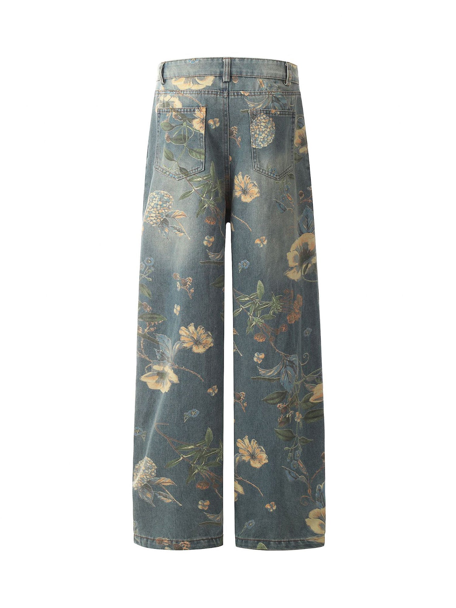 Pantalon ample à imprimé floral pour homme - Style streetwear