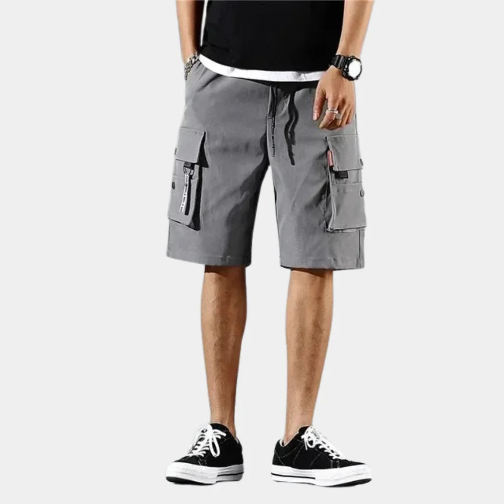 Short Cargo en Coton – Style Décontracté Homme Été Extérieur