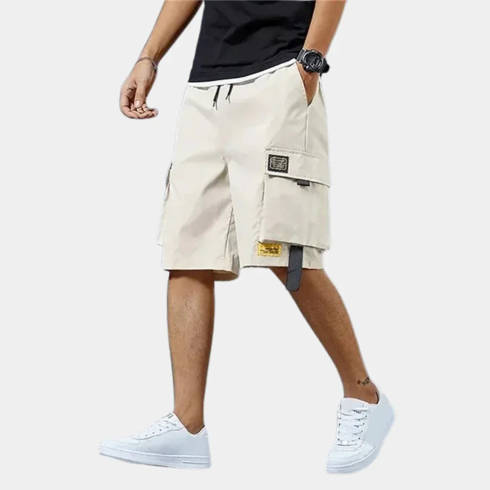Short Cargo en Coton – Style Décontracté Homme Été Extérieur
