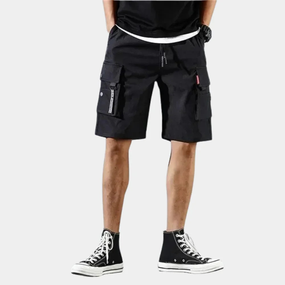 Short Cargo en Coton – Style Décontracté Homme Été Extérieur