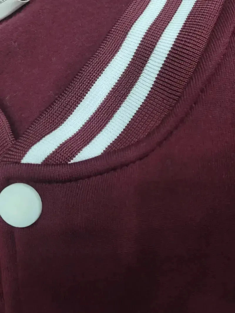 Aaron - Bomber Jacket Veste de baseball américaine décontractée pour hommes