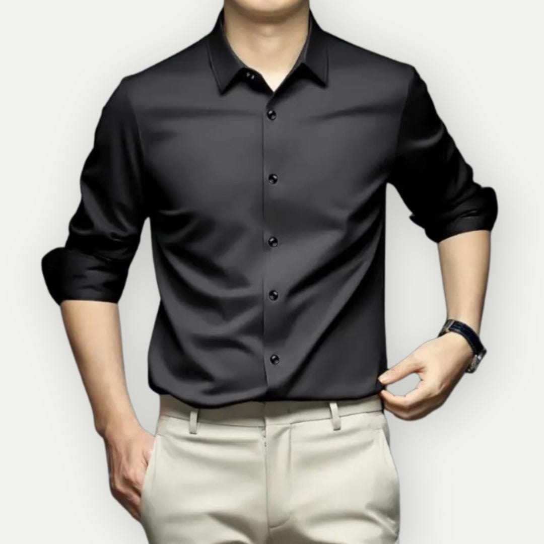 Achille – Chemise anti-rides et sans repassage, alliant confort et élégance