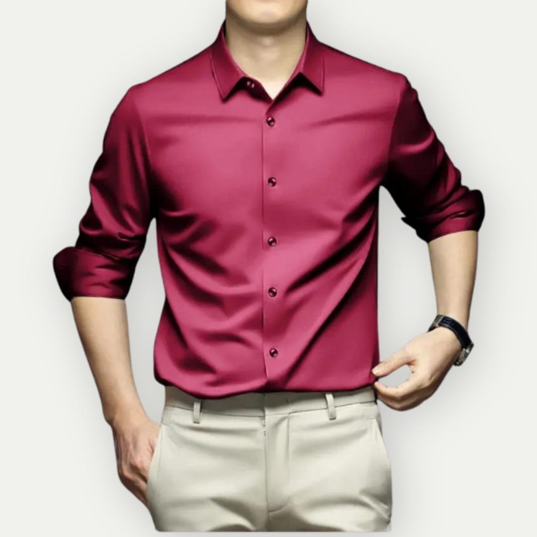 Achille – Chemise anti-rides et sans repassage, alliant confort et élégance