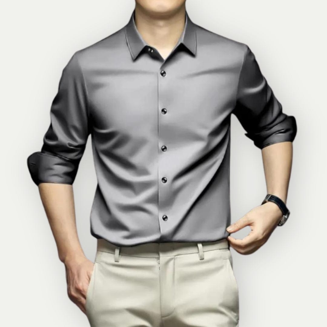Achille – Chemise anti-rides et sans repassage, alliant confort et élégance