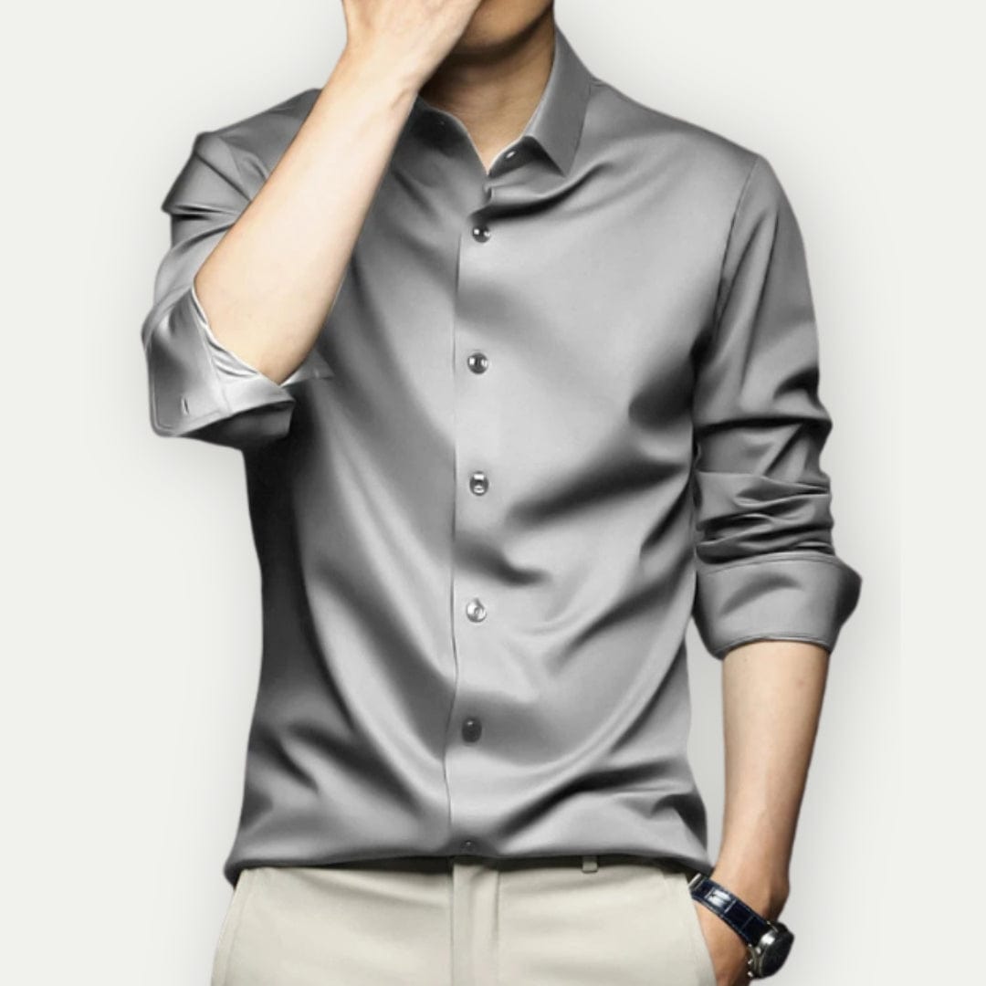 Achille – Chemise anti-rides et sans repassage, alliant confort et élégance