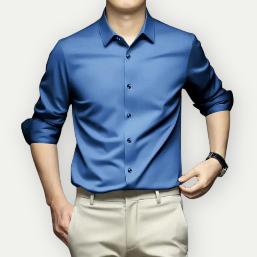 Achille – Chemise anti-rides et sans repassage, alliant confort et élégance