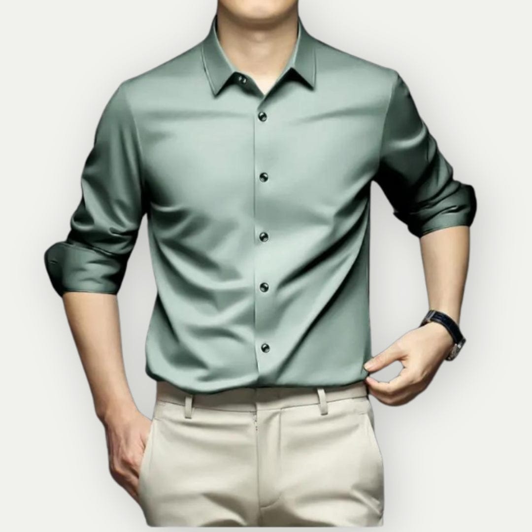 Achille – Chemise anti-rides et sans repassage, alliant confort et élégance