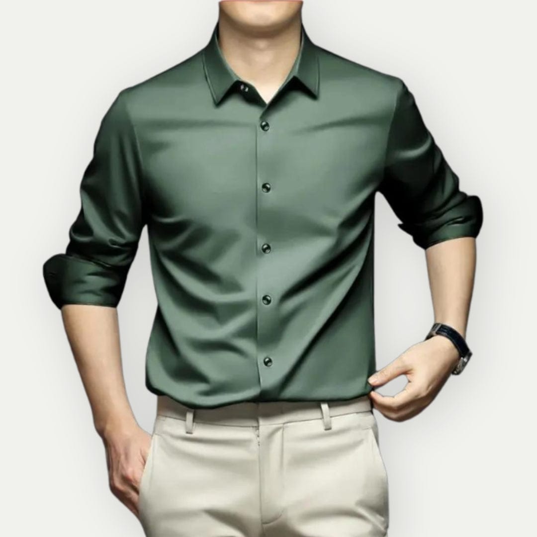Achille – Chemise anti-rides et sans repassage, alliant confort et élégance