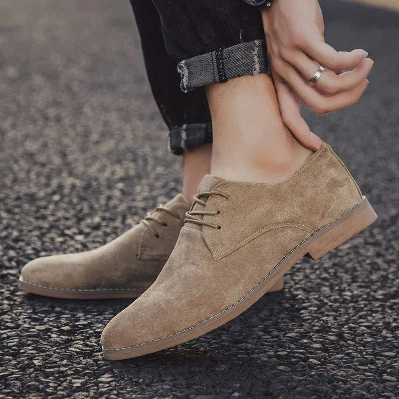 Aimon - Chaussures Oxford en daim
