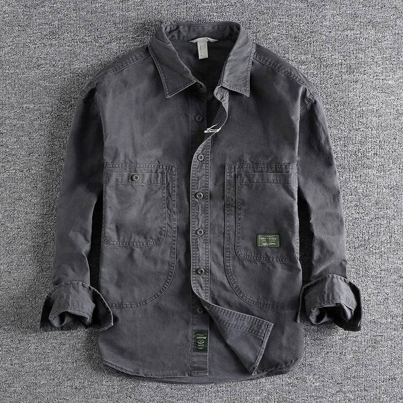 Augustin - Chemise de travail classique, alliant confort et durabilité pour une journée productive