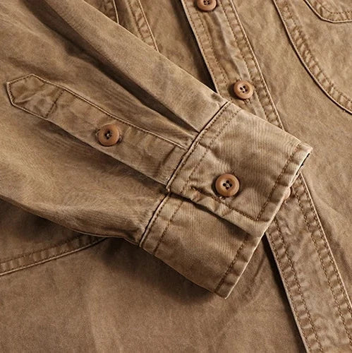 Augustin - Chemise de travail classique, alliant confort et durabilité pour une journée productive