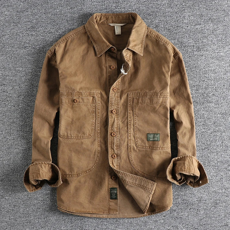 Augustin - Chemise de travail classique, alliant confort et durabilité pour une journée productive