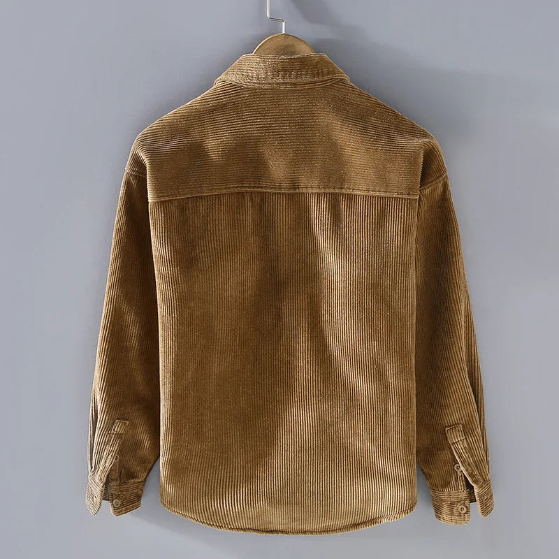 Axel - Veste en velours côtelé avec doublure en polaire, parfaite pour un style décontracté et chaleureux
