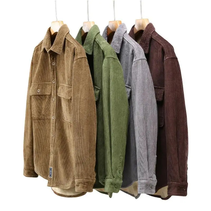 Axel - Veste en velours côtelé avec doublure en polaire, parfaite pour un style décontracté et chaleureux