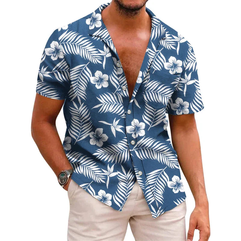 Bartholomew - Chemisier fleuri pour homme