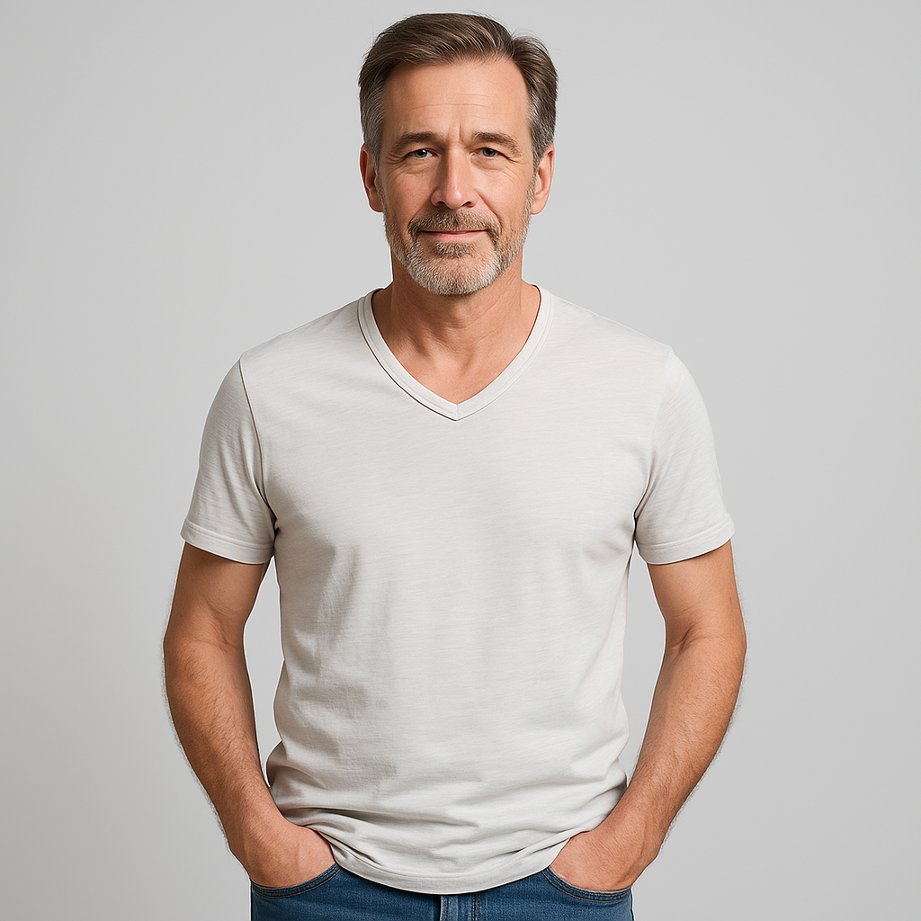 T-shirt classique en coton pour homme – Style intemporel au quotidien
