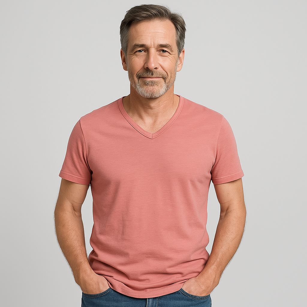 T-shirt classique en coton pour homme – Style intemporel au quotidien