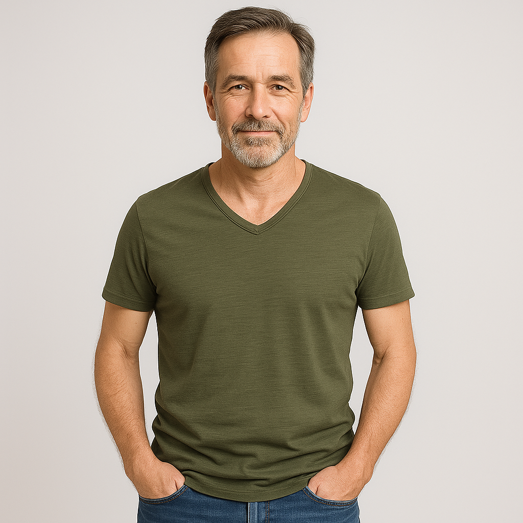 T-shirt classique en coton pour homme – Style intemporel au quotidien