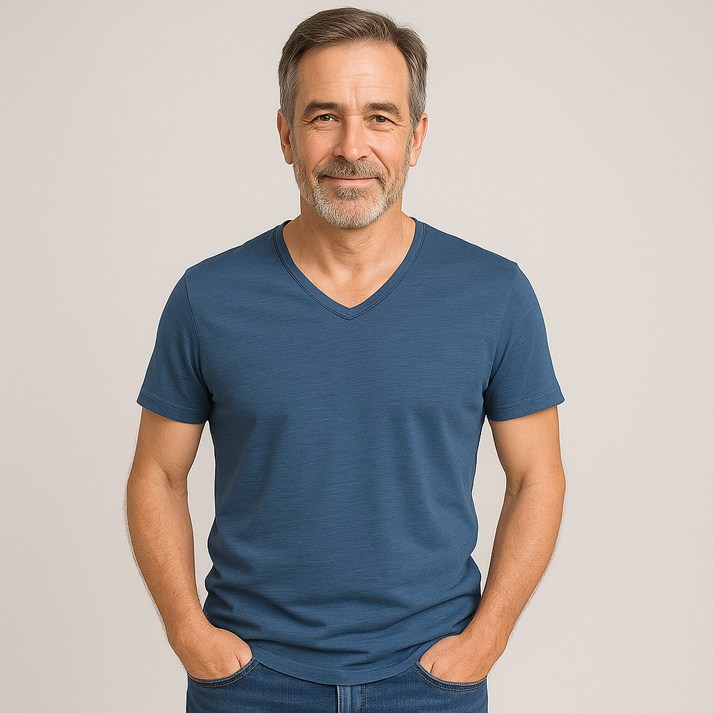 T-shirt classique en coton pour homme – Style intemporel au quotidien
