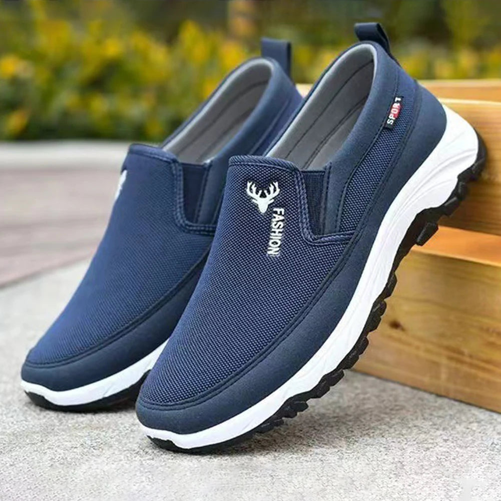 Chaussures de course à enfiler – Baskets légères et amortissantes pour homme