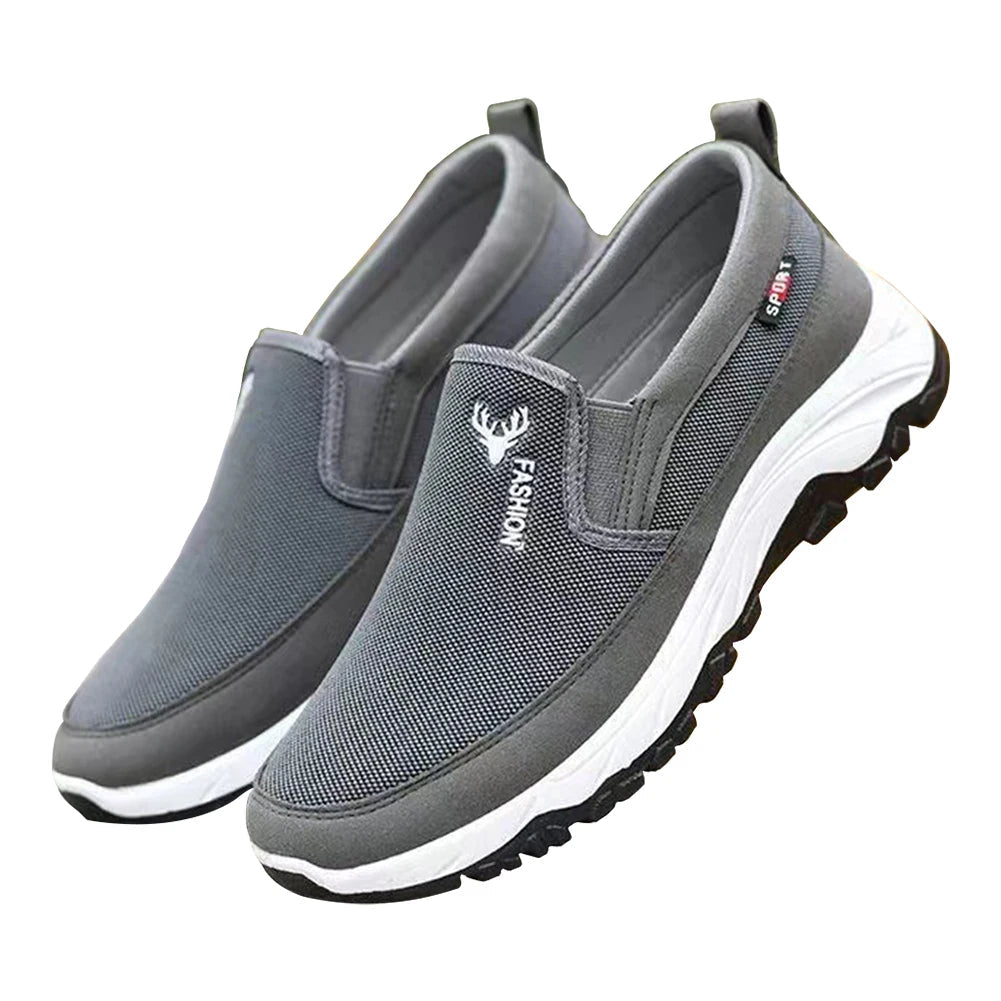 Chaussures de course à enfiler – Baskets légères et amortissantes pour homme
