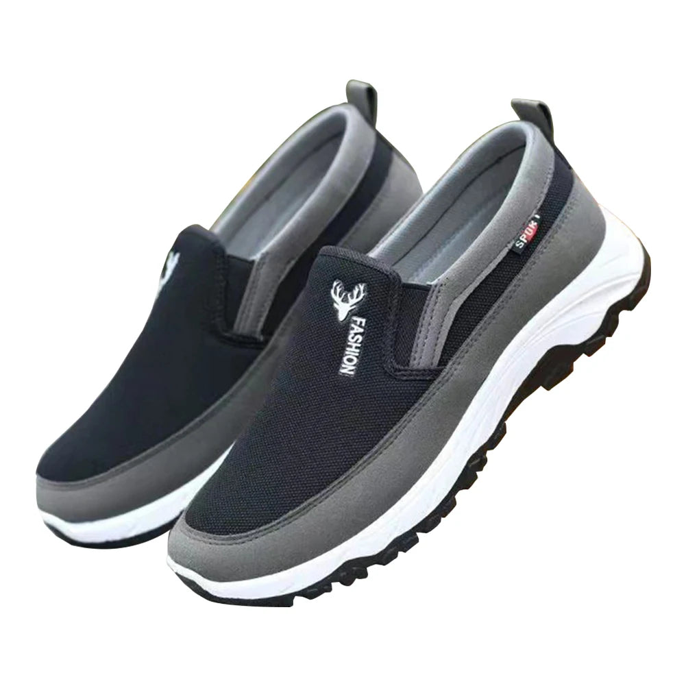 Chaussures de course à enfiler – Baskets légères et amortissantes pour homme
