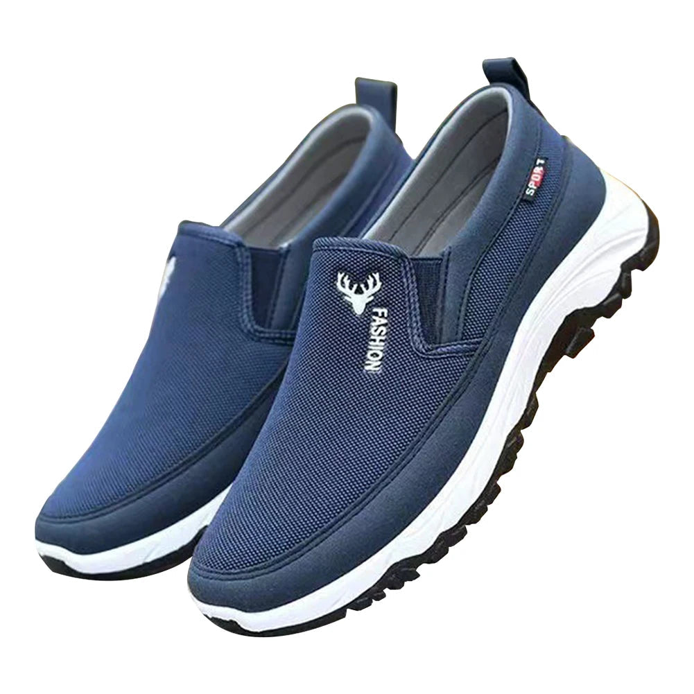 Chaussures de course à enfiler – Baskets légères et amortissantes pour homme