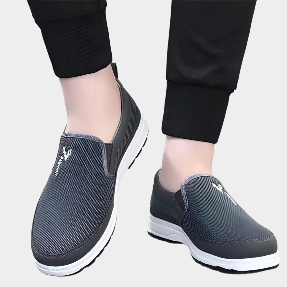 Chaussures de course à enfiler – Baskets légères et amortissantes pour homme