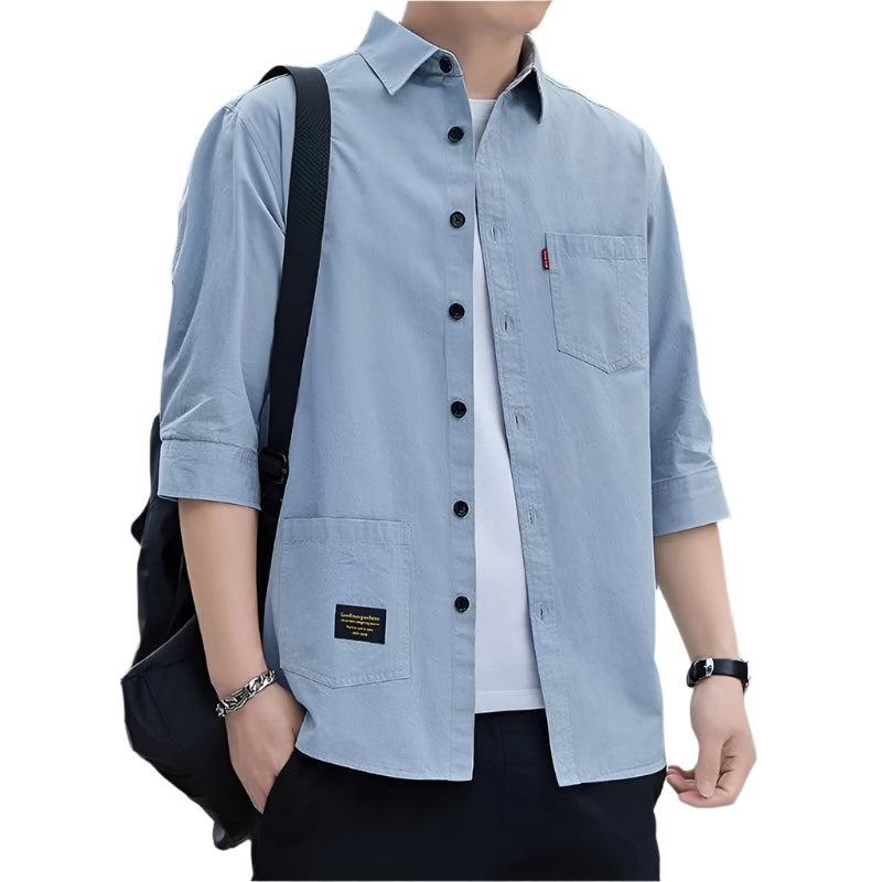 Chemise Décontractée en Coton pour Homme – Indispensable d’Automne