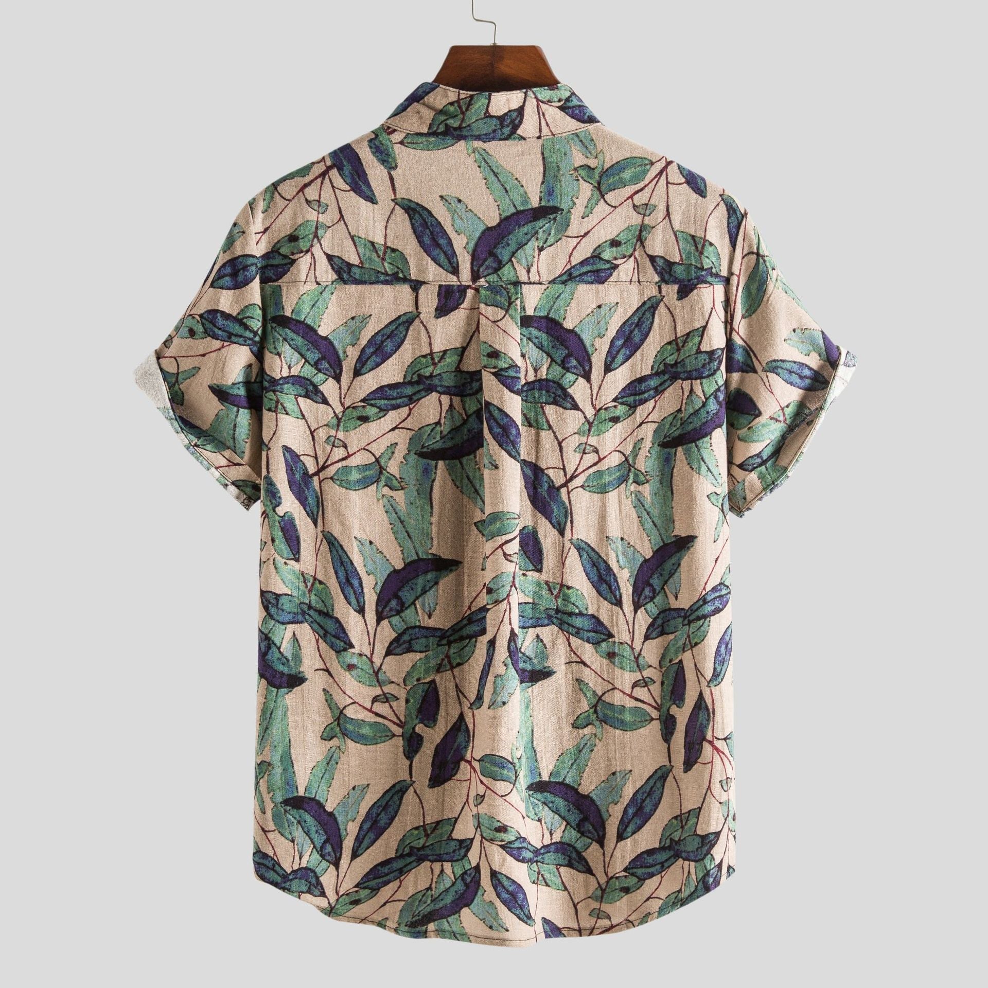 Chemise à manches courtes pour homme – Style décontracté pour l'été et la plage