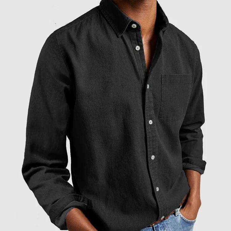 Chemise boutonnée décontractée – Un essentiel intemporel pour homme
