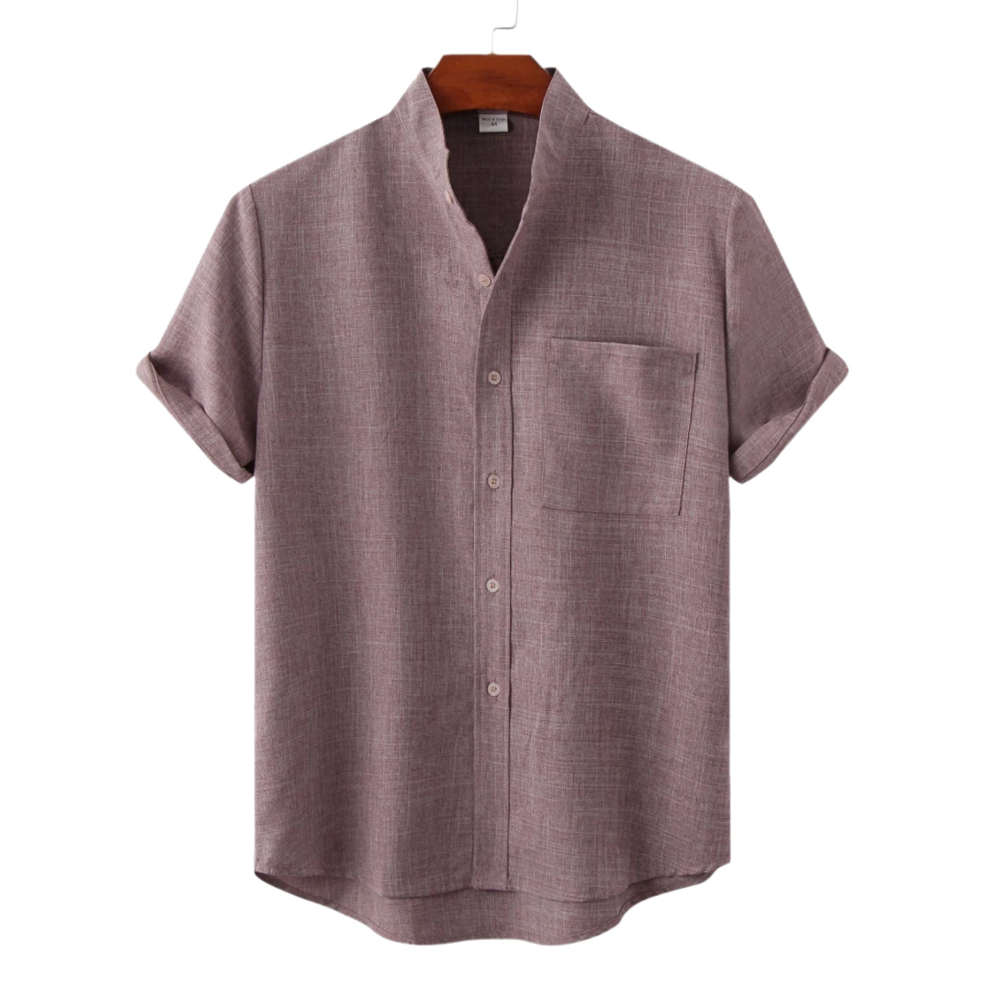 Chemise boutonnée en coton essentielle pour homme – Style décontracté ou formel