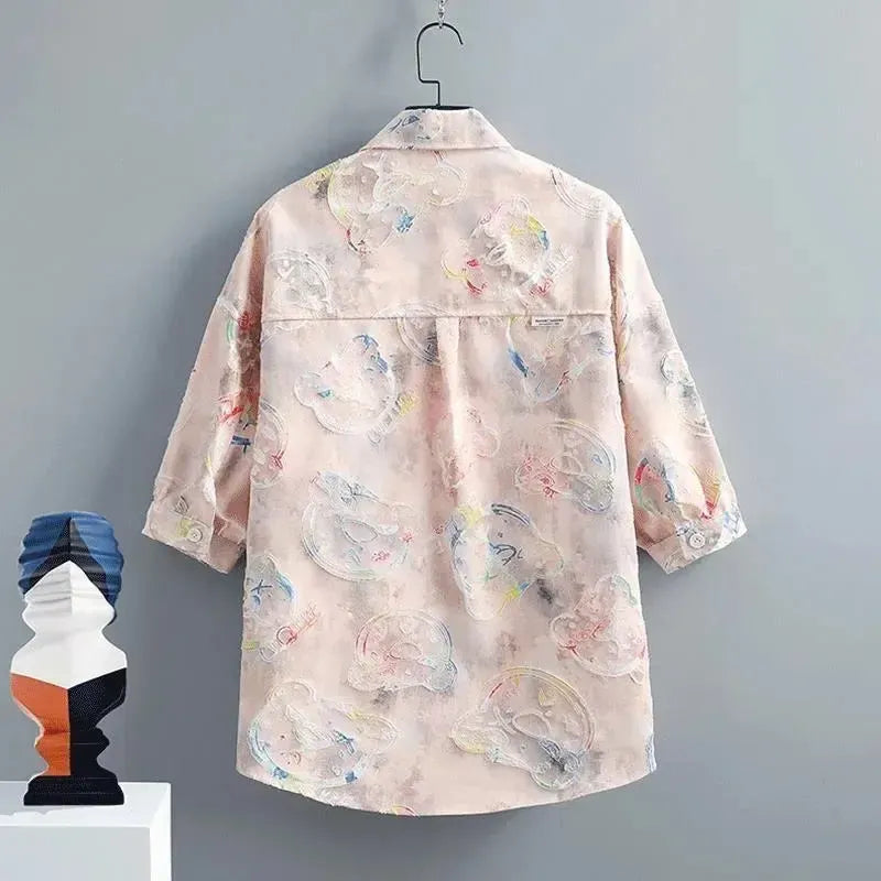 Chemise boutonnée en coton pour homme – Légère et décontractée