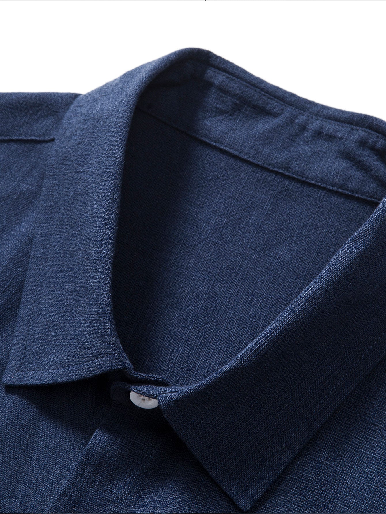 Chemise boutonnée en mélange de lin et de rayonne – Tenue d'été décontractée