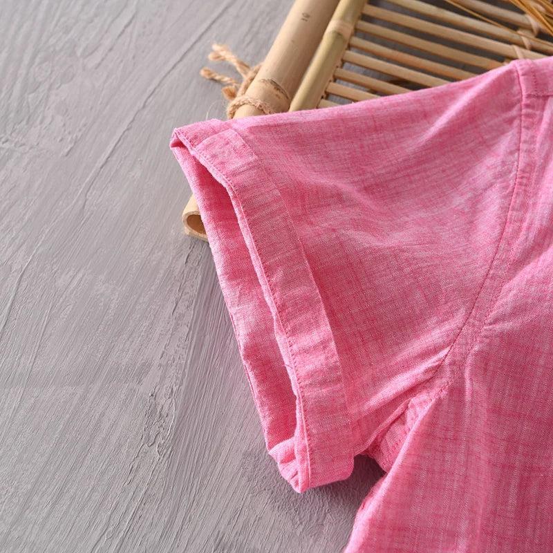 Chemise en coton coupe décontractée pour homme – Confort léger au quotidien