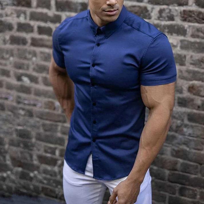Chemise homme élégante – Élégance Moderne & Coupe Ajustée