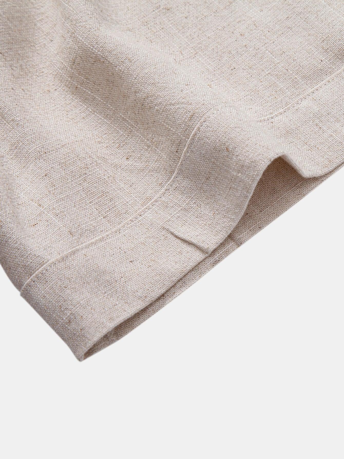 Chemise utilitaire en lin et rayonne et pantalon droit – Ensemble d'été pour homme