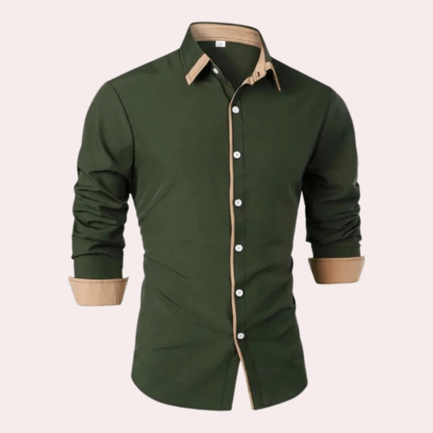 Chemise homme, coton léger, élégante 3