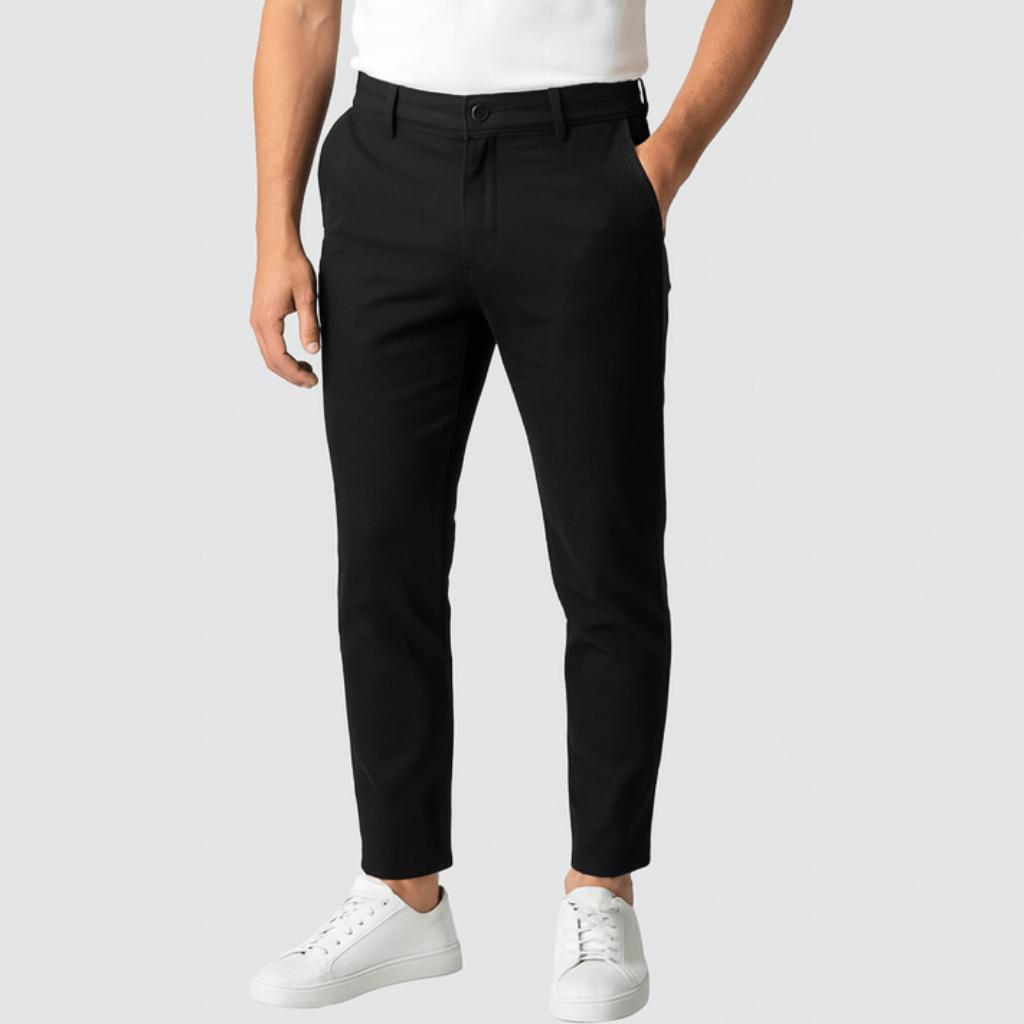 Chinos stretch pour hommes - ajustés, respirants et confortables 0