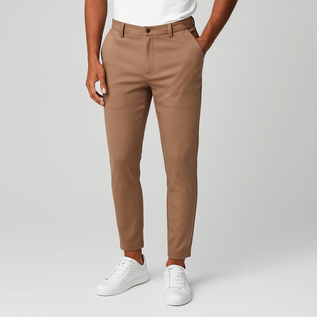 Chinos stretch pour hommes - ajustés, respirants et confortables 5