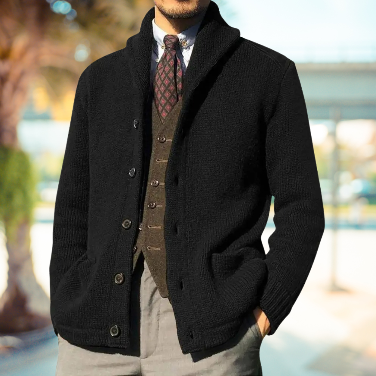 Dimitri - Gilet chic, élégant et polyvalent, parfait pour ajouter une touche de sophistication à votre tenue