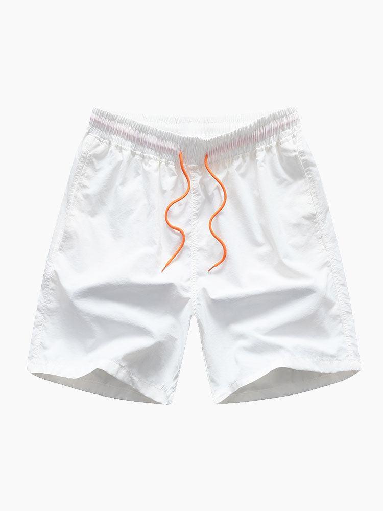 Ensemble chemise boutonnée et short de bain imprimé palmier pour homme