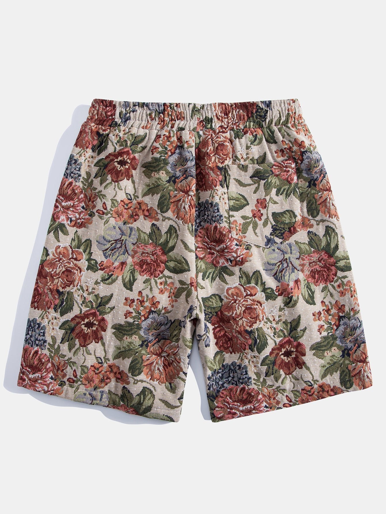 Ensemble chemise et short cubains en jacquard floral – Ensemble d'été pour homme