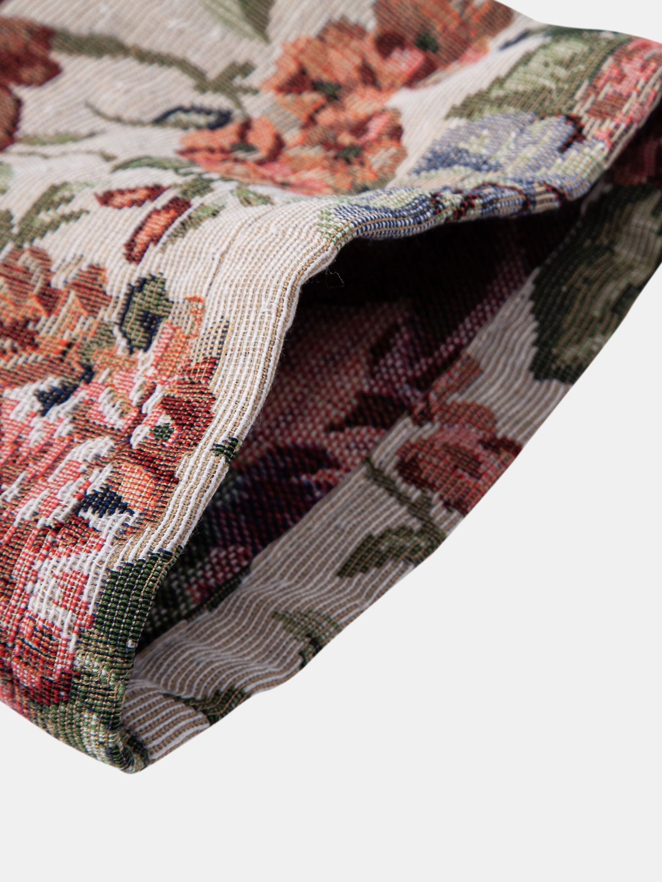 Ensemble chemise et short cubains en jacquard floral – Ensemble d'été pour homme