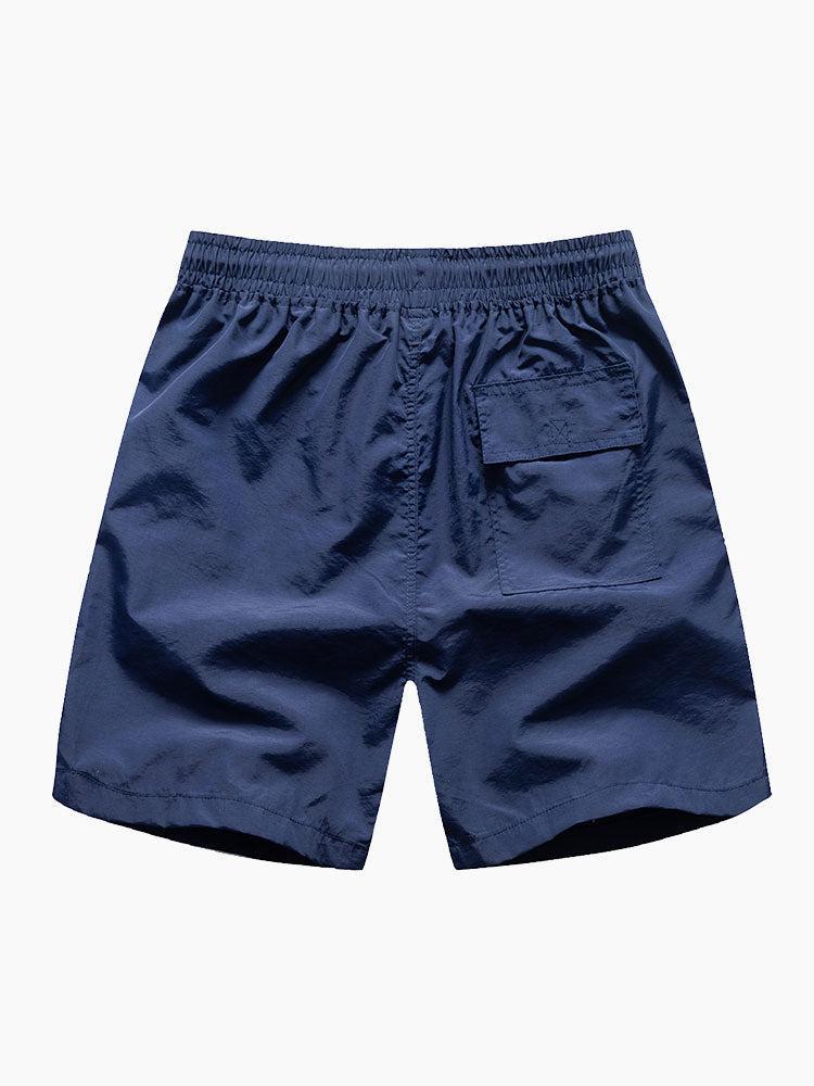 Ensemble chemise et short de bain à imprimé géométrique – Tenue de plage d'été
