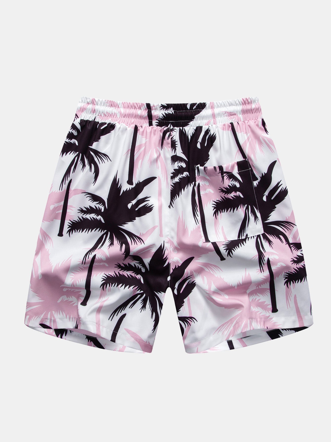 Ensemble chemise et short imprimé palmiers – Tenue d'été décontractée
