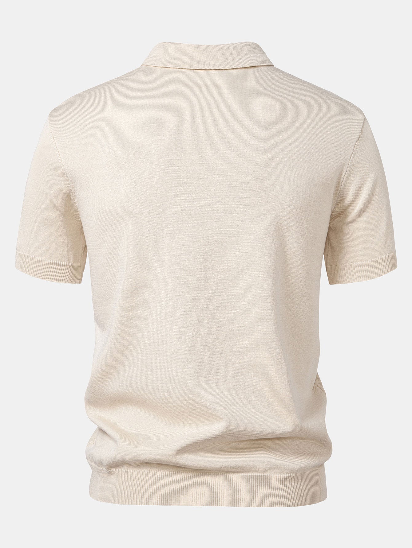 Ensemble polo rayé en tricot jacquard et pantalon côtelé pour homme