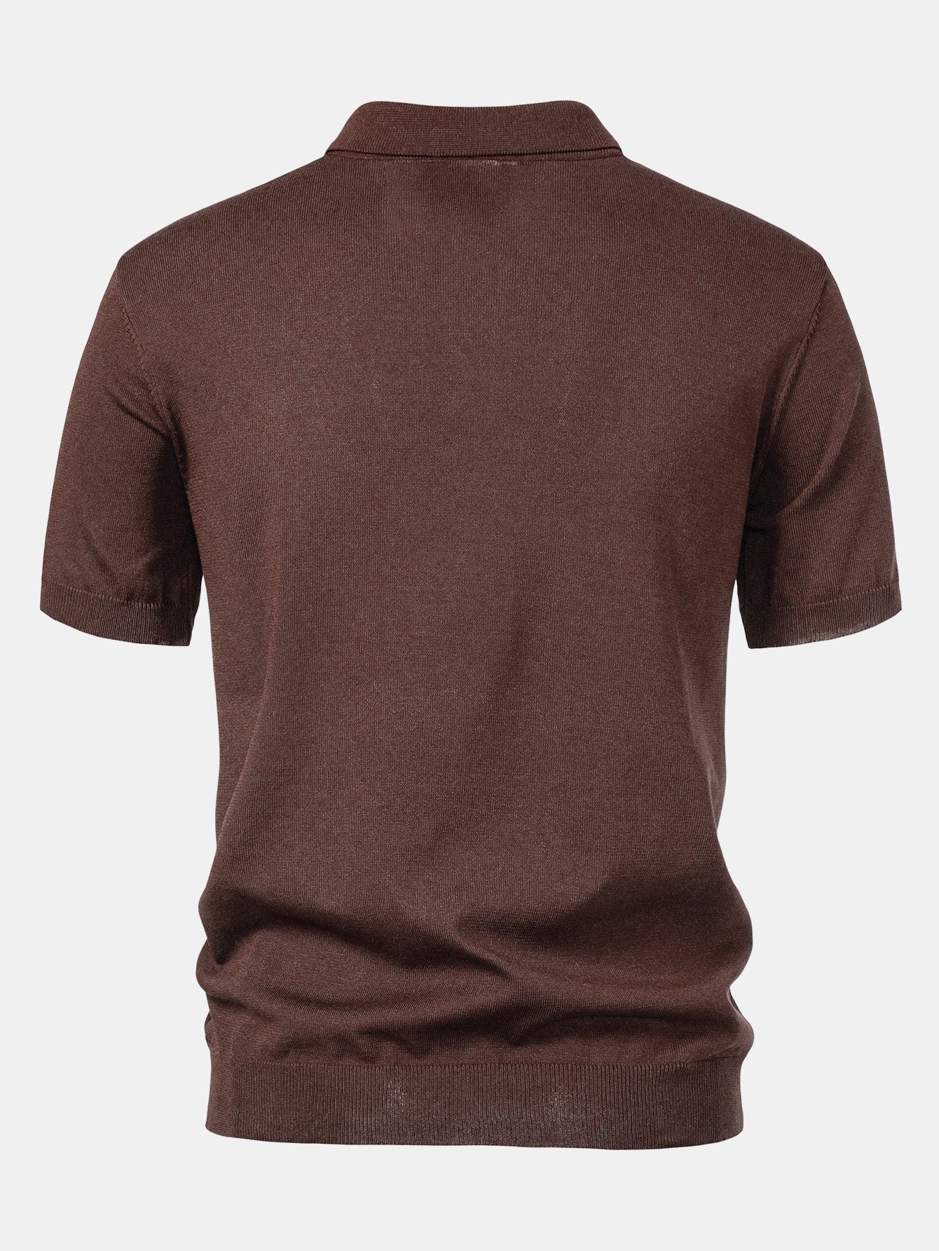 Ensemble polo rayé en tricot jacquard et pantalon côtelé pour homme