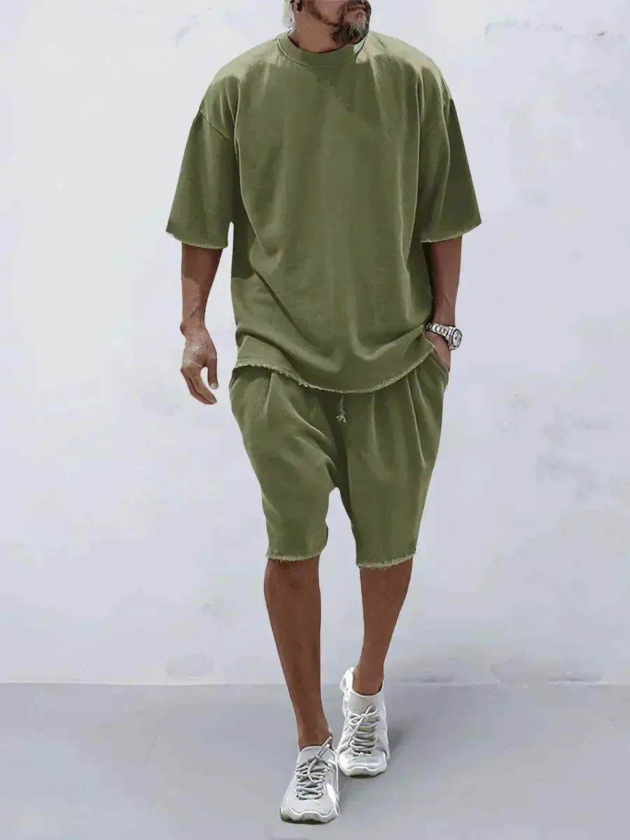 Ensemble short de sport décontracté – Vêtements de sport pour l'entraînement et les loisirs